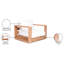 Chaise de patio en teck avec coussins Gazel-86506441