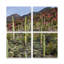 Ensemble de 4 panneaux d'art mural - "Montagnes Santa Catalina" par Mitch Catanzaro, décoration murale pour salon, chambre à coucher ou bureau 