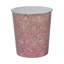 JVL Polypropylene WITH SILVER METAL TRIM ON TOP Decorative Basket