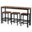 3 - Person Four Leg Dining Set-1043827641-1043827640