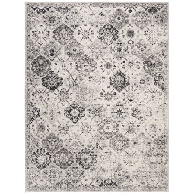 Tapis oriental argenté / gris Newhouse