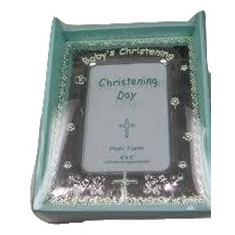 Green Metal Embossed Picture Frame