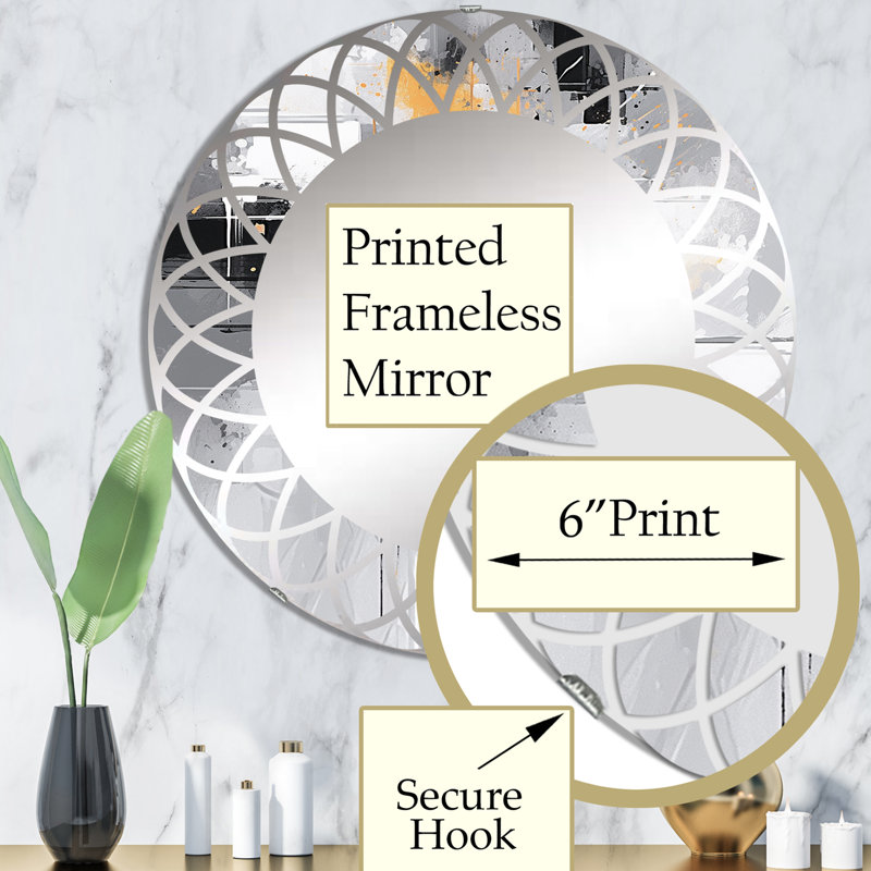 Miroir mural Zelmer, 32 po x 32 po