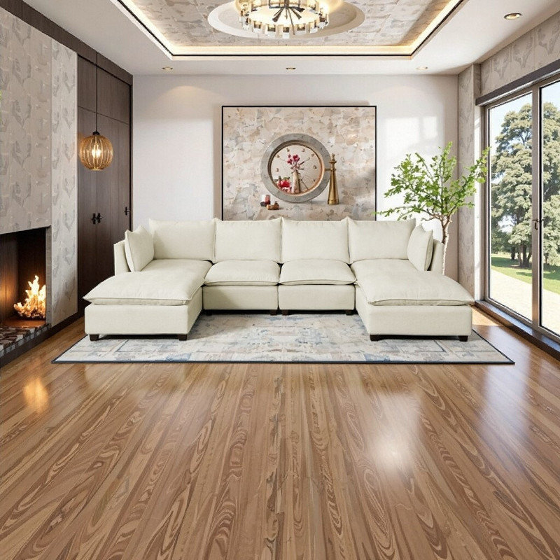 Canapé modulaire Comfy Cloud, Beige