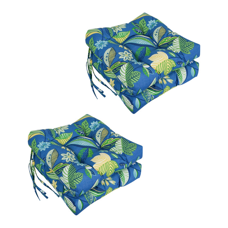 Outdoor 3.5'' Seat Cushion, Skyworks Caribbean