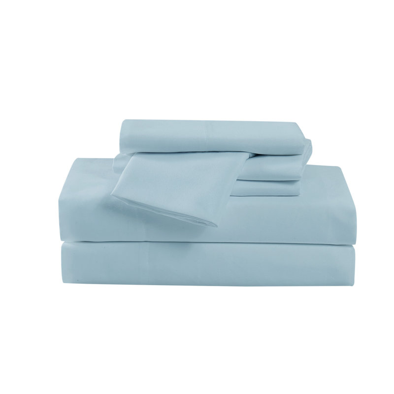 Microfiber Standard Sheet Set, Twin XL Sheet Set + 2 Pillowcases, Blue