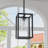 1 - Light Single Pendant Industrial Kitchen Island Lantern Chandelier