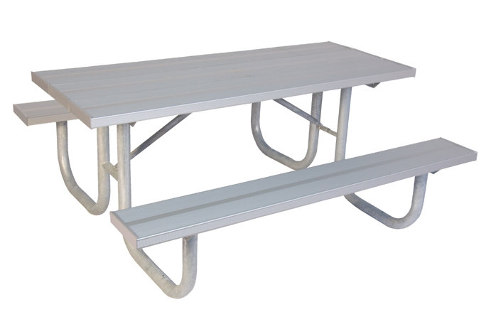 Scotia Rectangular 6 - Person Picnic Table, 6'