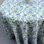 Nappe à fleurs ronde Cobalt Garden-1041222564