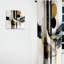 Arnera - Abstrait transitionnel de formes modernes III - Rideau de velours moderne - obscurcissant - 1 panneau-906651445