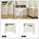 Amberlyn 27.2'' H Traditional  2-Drawer Nightstand with Built-In Outlets and Solid Wood Legs and Open Shelve (Set of 2)
