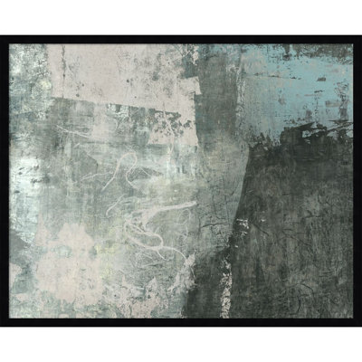 Fresno "Black and Grey and Blue I" Print