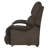 Upholstered Heated Massage Chair-2120229811
