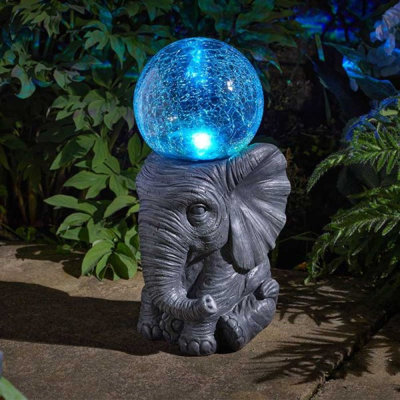 Elephant Weather Resistant Resin Garden Statue