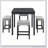 Dining Table, Bar Table and Chairs Set, 5 Piece Dining Table Set, Industrial Breakfast Table Set-630494171-632943661-632943652
