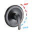 Pomme de douche avec système de douche à main avec pomme de douche à pluie de 8 po (soupape brute incluse)-129237741