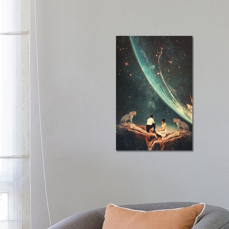 Guardians Of Our Futur par Frank Moth - Toile tendue, estampe numérique sur toile tendue, H 26 po x l 18 po x 1,5 po