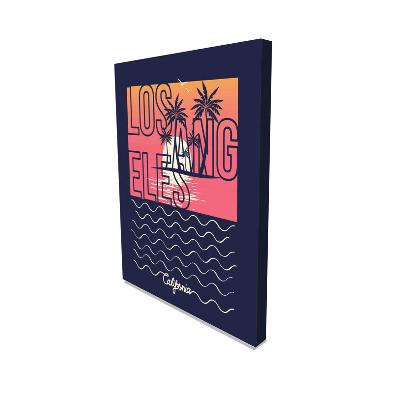 Los Angeles - No Frame Print on Canvas, 61 cm H x 91 cm W