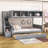 Godo Kids Twin Over Full Bunk Bed with Drawers-685050733