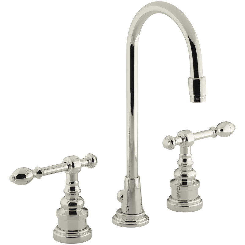Robinet de salle de bain IV, Nickel poli