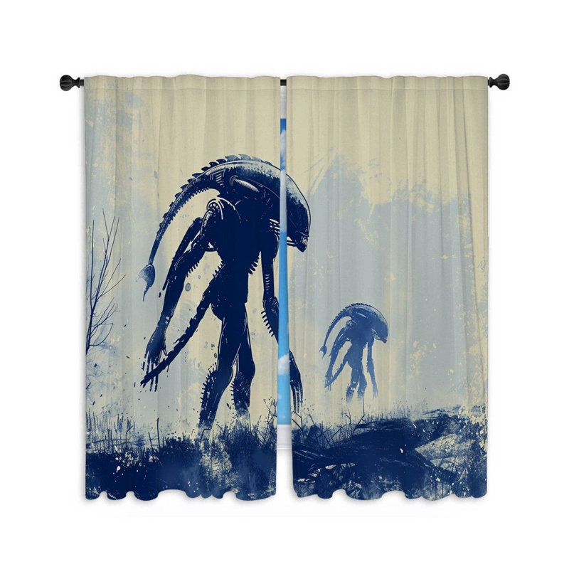 Paire de rideaux obscurcissant en polyester Heshmaty, L 20 po x L 84 po