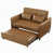 Brown Faux Leather sélectionné