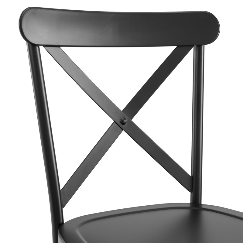 Ensemble de salle à manger Dunblane avec chaises en métal, 9 pièces : table, 8 chaises