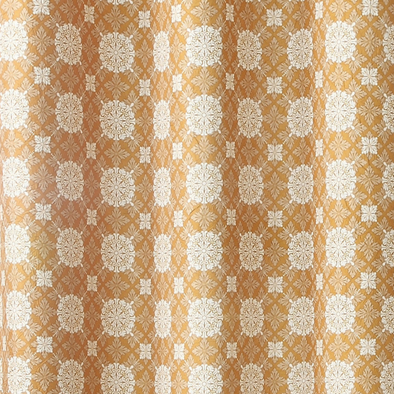 Buntingford Room Darkening Curtain Single Panel, Yellow