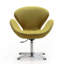 Chaise ballon rembourrée en métal Raspberry Modern-25675677