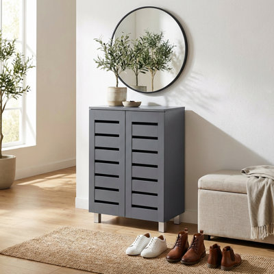 Euston 10 Pair Shoe Storage Cabinet