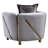 Nahri 41.2'' Velvet Accent chair,Living room chair,Arm chair,Bedroom chair,Club chair-1829976431