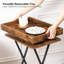 Saboun Tray Top Cross Legs End Table