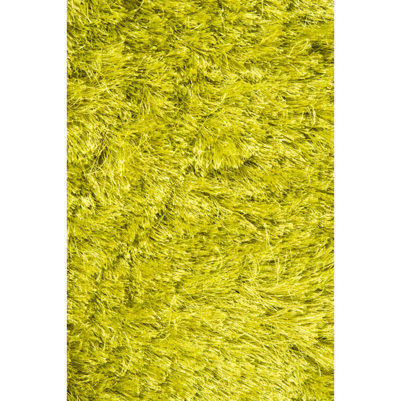 Tapis à poil long contemporain tissé à la main Everly Quinn Kinclair, Rond 7 pi 9 po