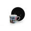 Furisode Porcelain Espresso Cup and Saucer