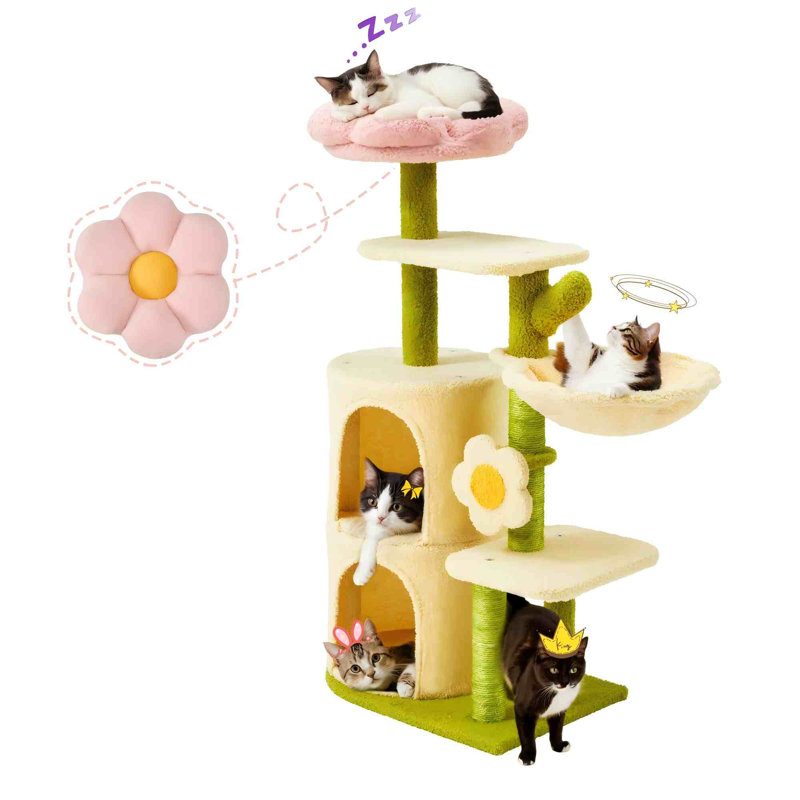 38.2 " H Cat Scratching Post and Cat Rope