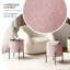 Modern Round Boucle Ottoman With Storage-1788579435