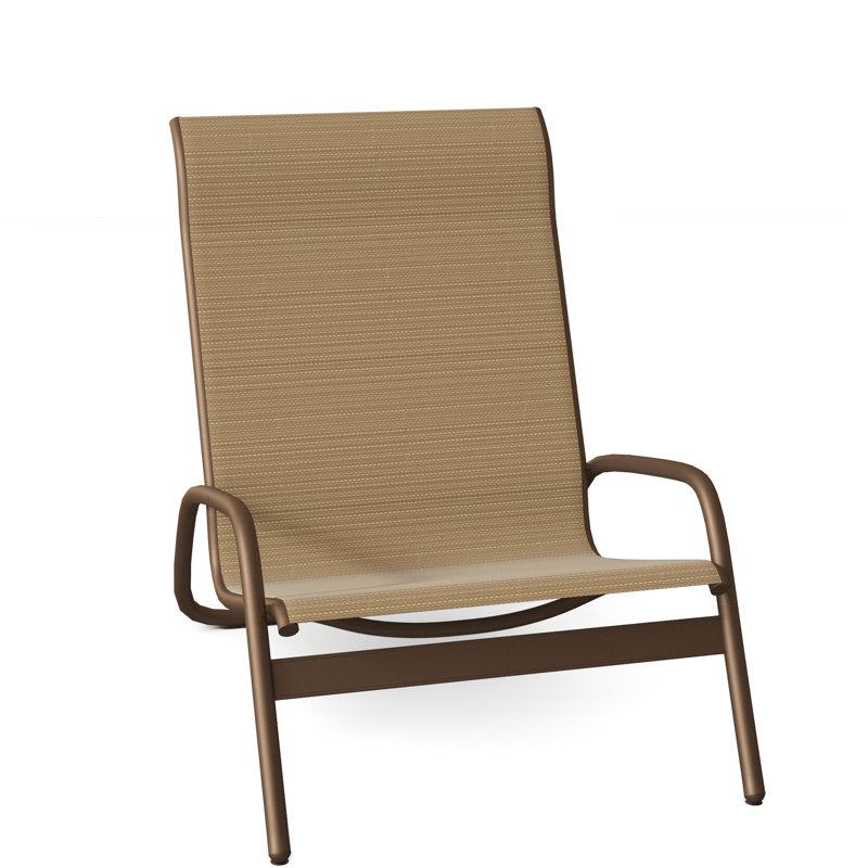 Beach Chair, Bailey Sand Stripe Sunbrella®, Textured Desert