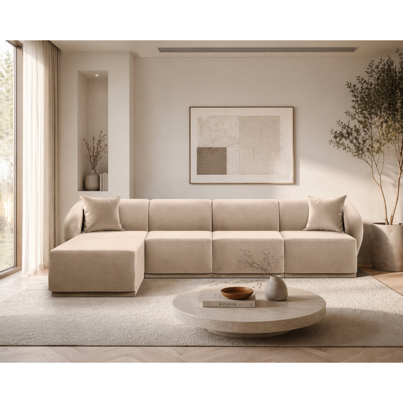 4 Seater Corner Sofa Sectional Lotario For Living Room Apartment   