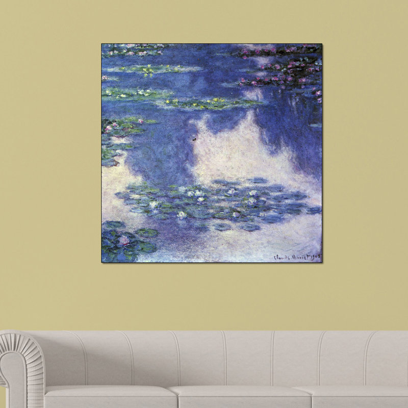Claude Monet - Wrapped Canvas Painting, 100cm H x 100cm W x 1.8cm D
