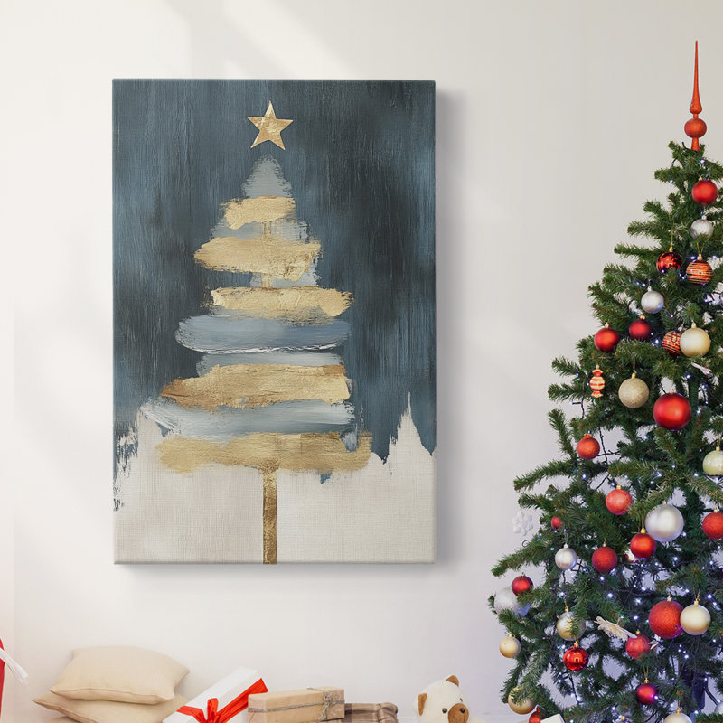 Art des Fêtes de Noël - Toile tendue avec châssis CXCIV, H 27 po x l 18 po