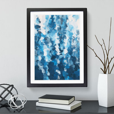 Eliminating The Moon Abstract - Single Picture Frame Print