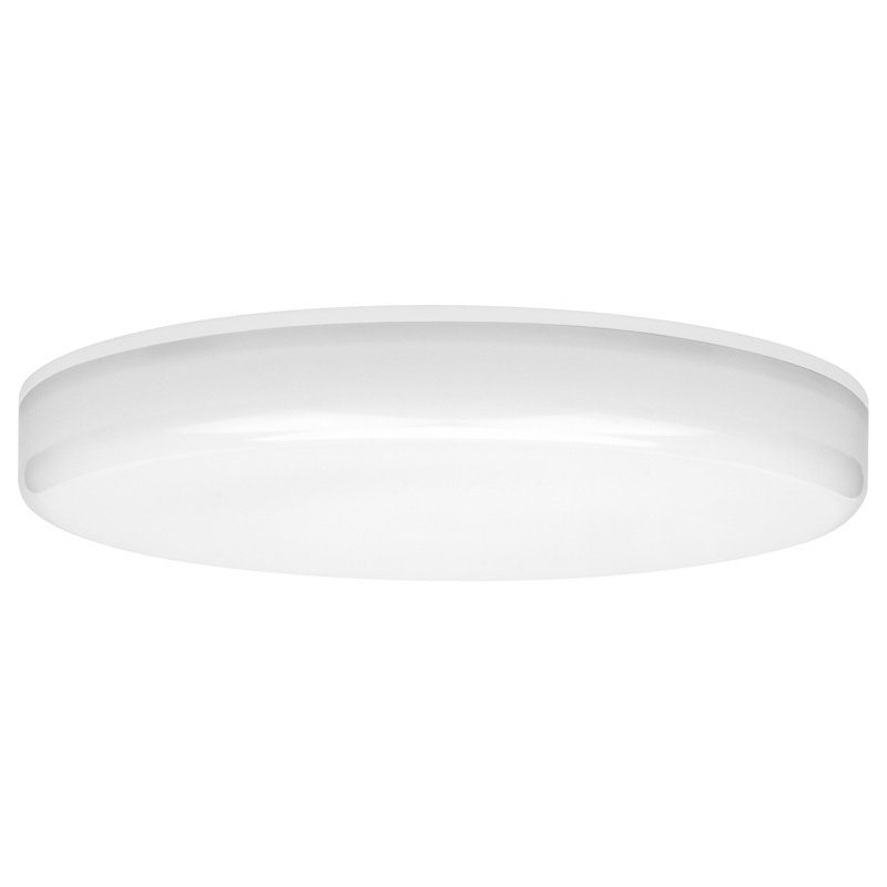 Plafonnier encastré en acrylique Aryiana, H 1,5 po x l 16 po x P 16 po