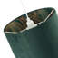 20cm H Velvet Drum Lamp Shade ( Screw On ) in Green