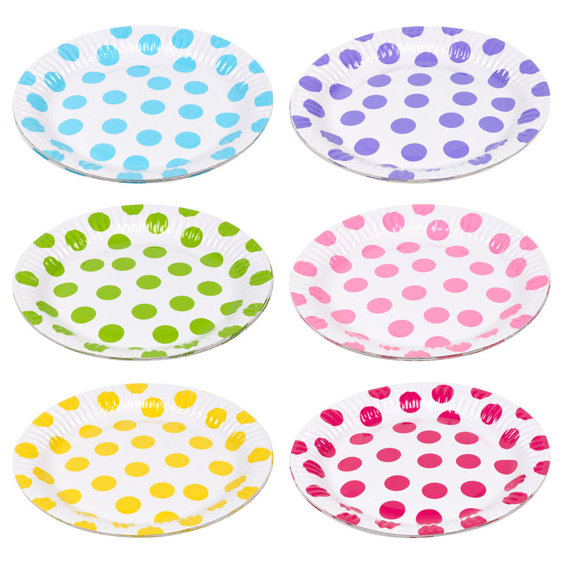 Arteria 18cm Paper Salad or Dessert Plate, Set of 36