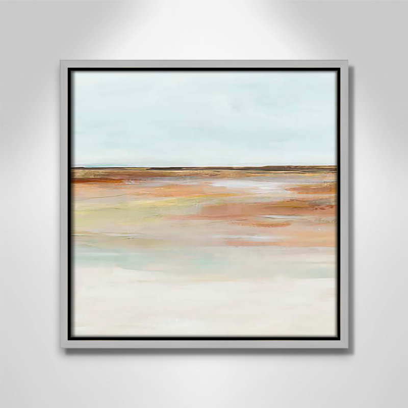 «Coastal Glades I Print» par Ian C, Encadrement argenté, H 13,5 po x l 13,5 po x P 2 po