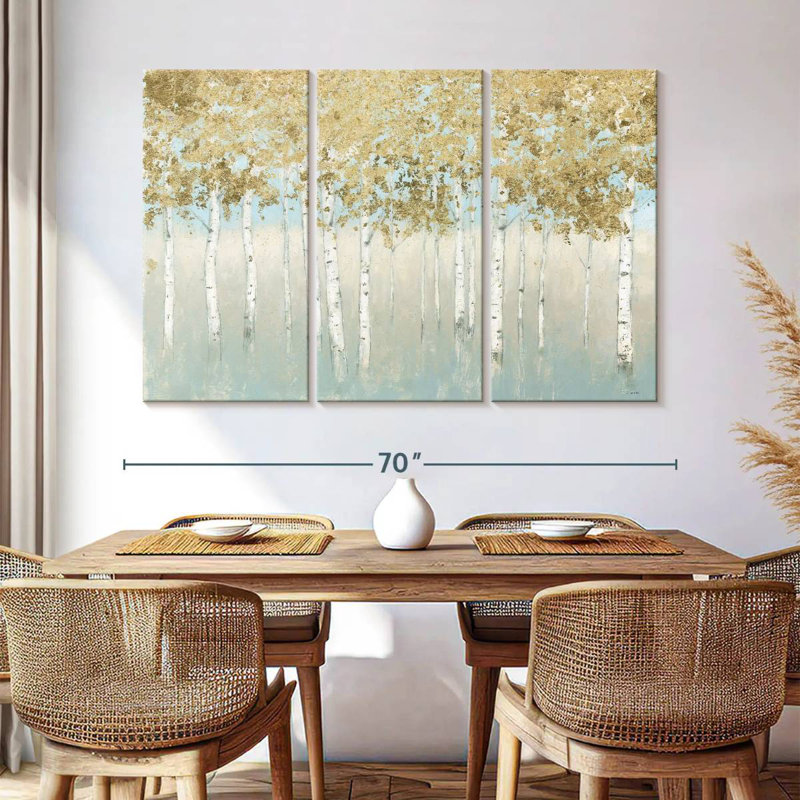 Alvord Shimmering Forest, 42" H x 65" W