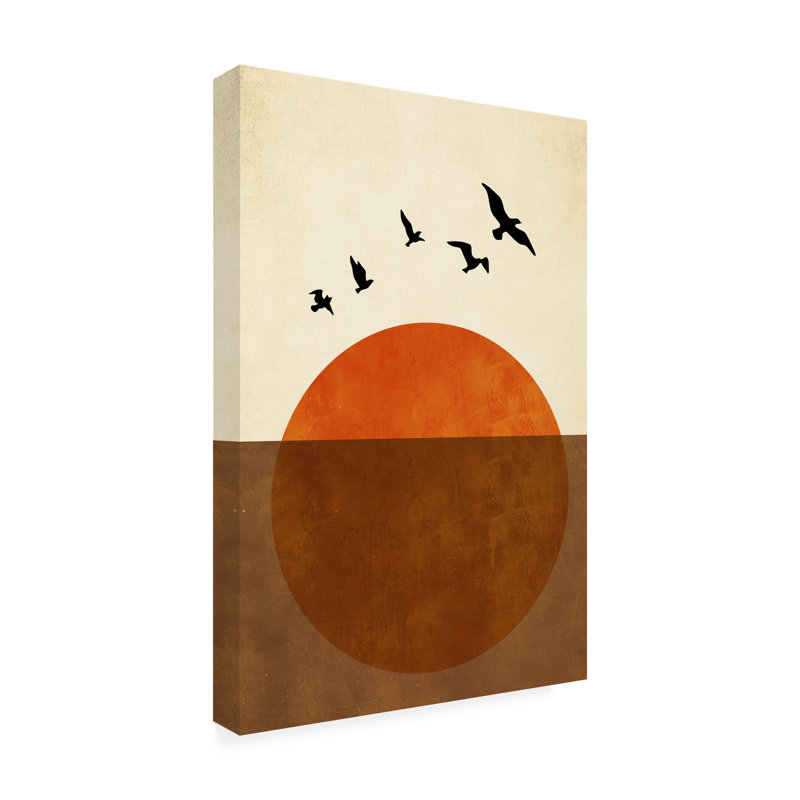 «Up and Away», reproduction sur toile tendue, H 19 po x l 12 po x P 2 po