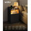 Chemika 40cm W Manufactured Wood Bedside Table