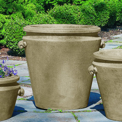 Scroll Handle Handmade Pot Planter