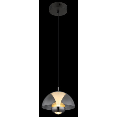 1 - Light Matte Black LED Pendant